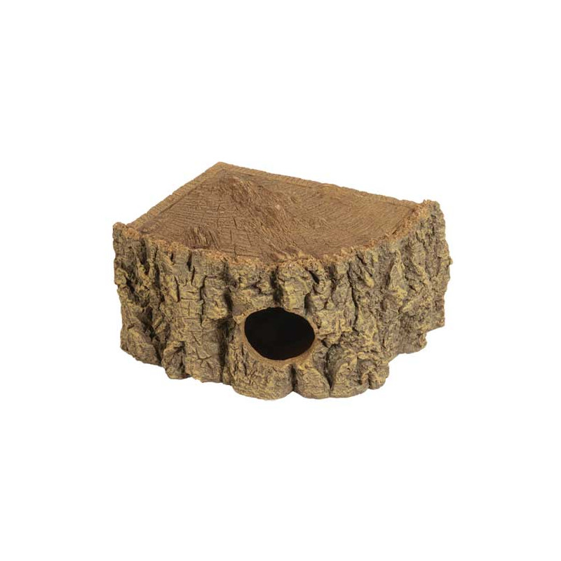 Cachette Grotte d'angle Stump, 12x11x5 cm - HP Terra